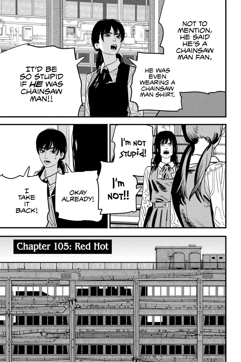 Chainsaw Man Manga Chapter 105 page 2 - Red Hot