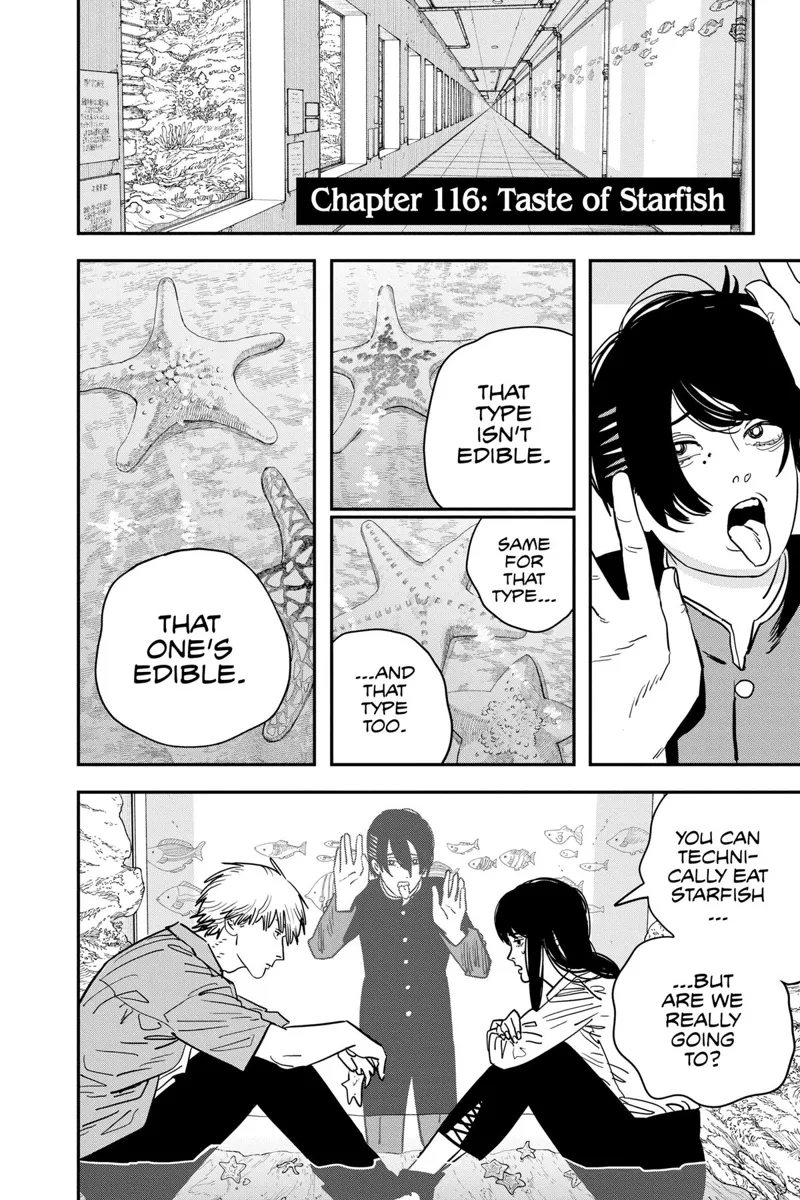 Chainsaw Man Manga Chapter 116 page 1 - Taste of Starfish