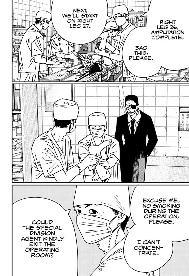 Chainsaw Man Manga Chapter 156 page 13 - Whup Whup Whup Whup Bzzz Split Split