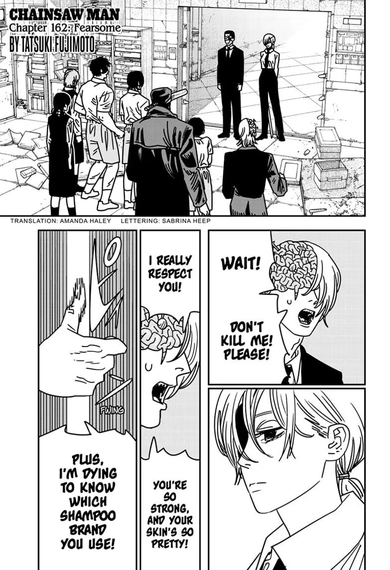Chainsaw Man Manga Chapter 162 page 1 - Fearsome