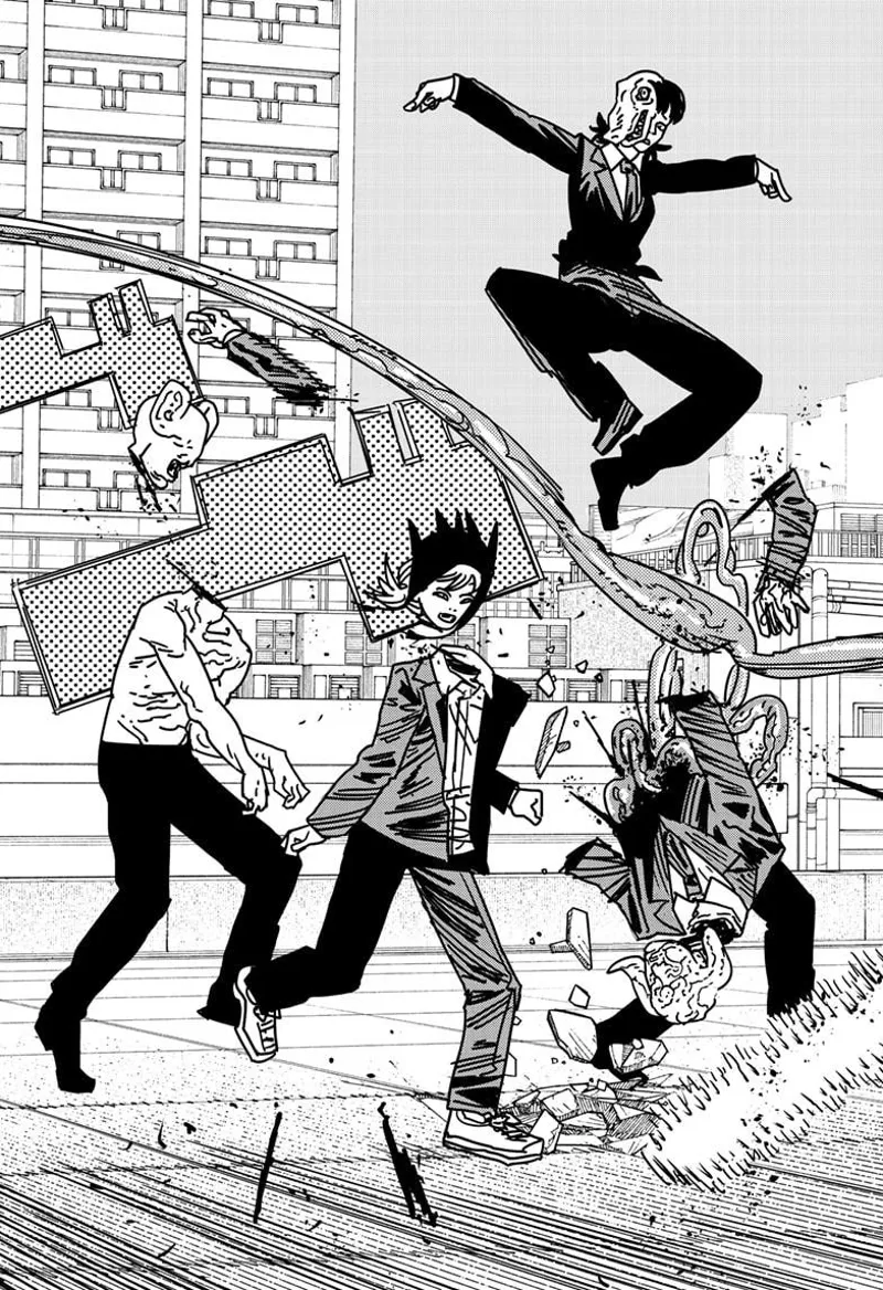 Chainsaw Man Manga Chapter 172 page 4 - Bzzz! Boom! Chomp!