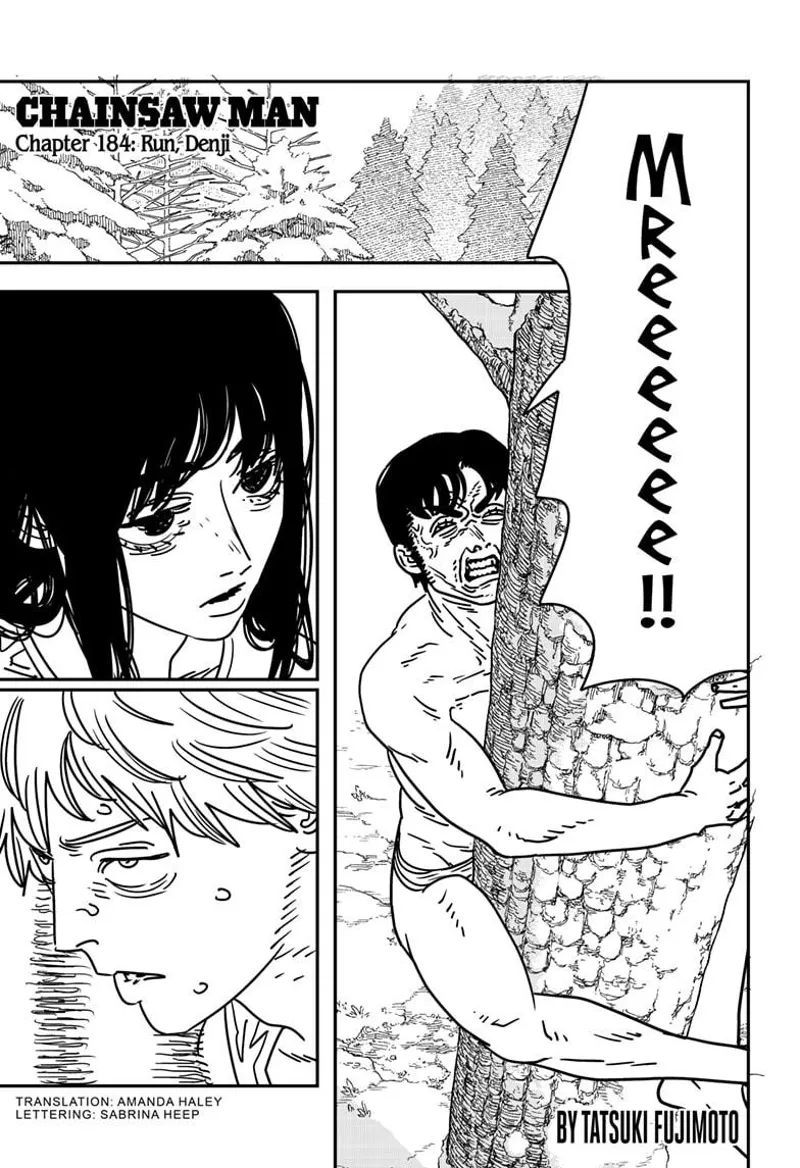 Chainsaw Man Manga Chapter 184 page 1 - Run, Denji!