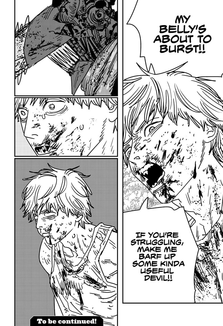 Chainsaw Man Manga Chapter 187 page 15 - Barf!