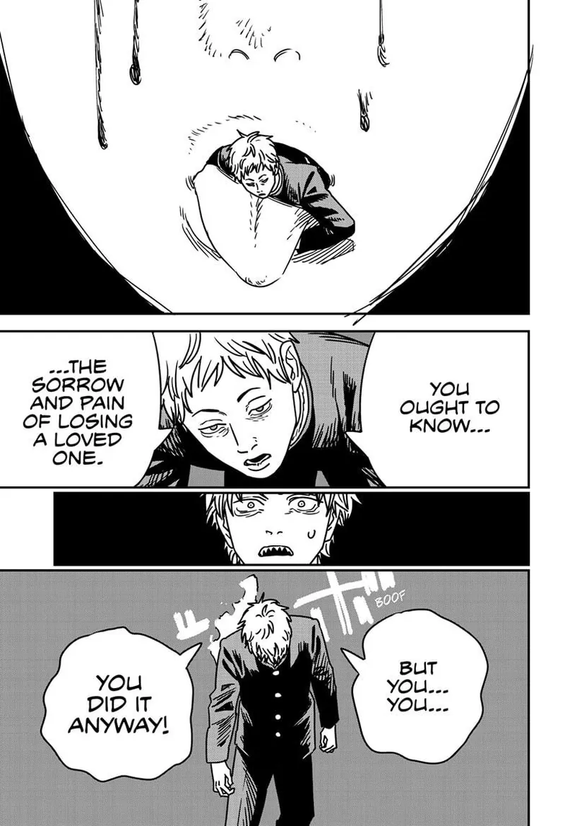 Chainsaw Man Manga Chapter 206 page 8 - Chest, Woman, Apology