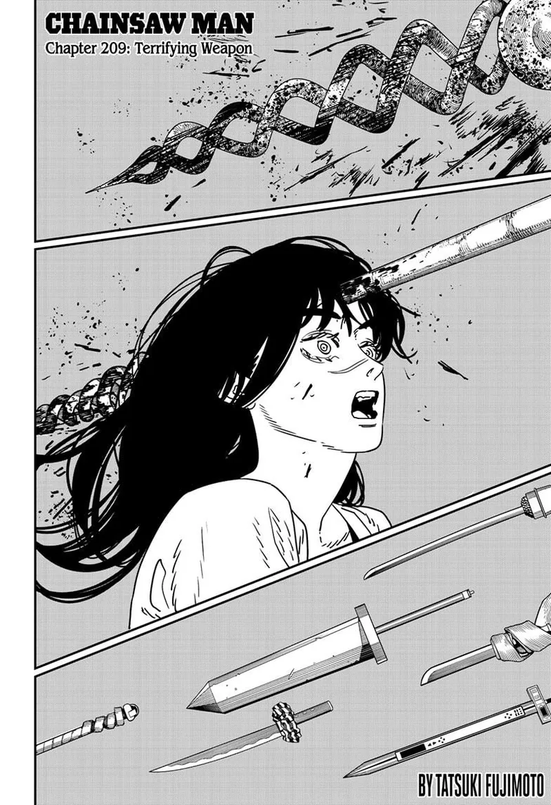 Chainsaw Man Manga Chapter 209 page 1 - Terrifying Weapon