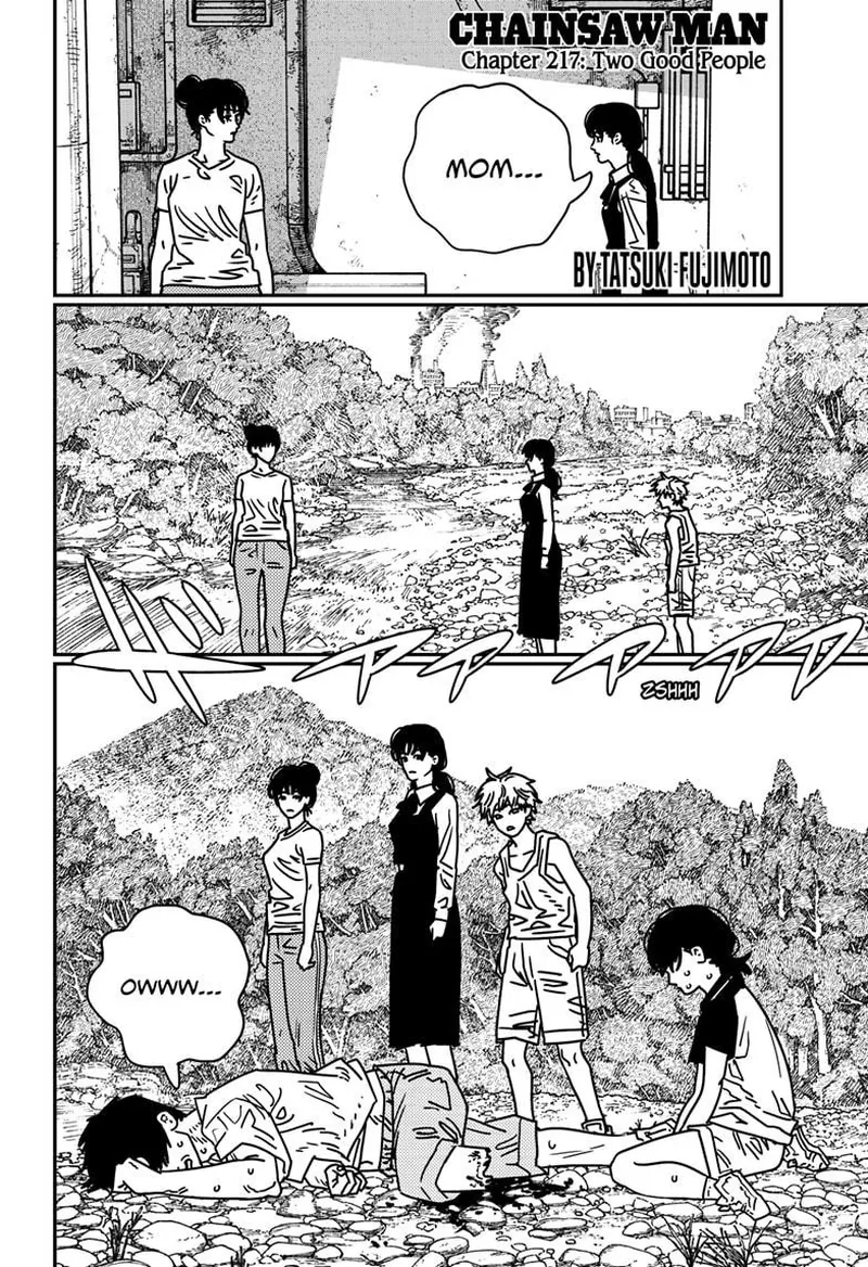 Chainsaw Man Manga Chapter 217 page 1 - Two Good People