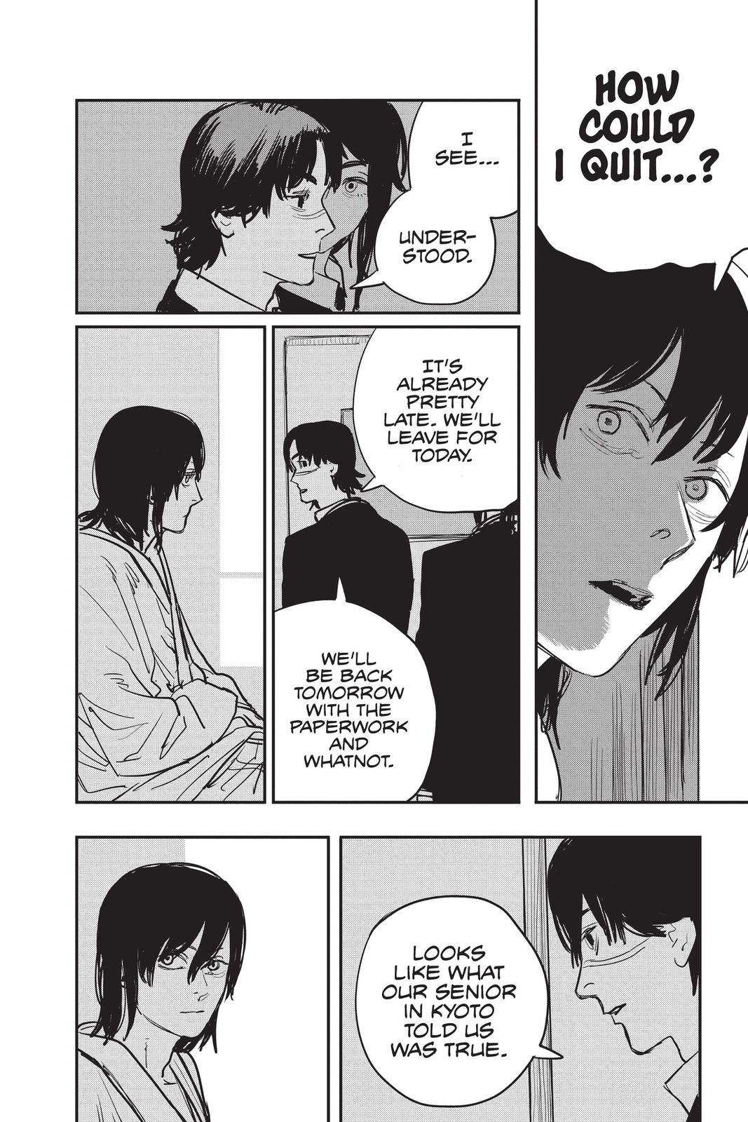 Chainsaw Man Manga Chapter 30 page 12 - Bruised & Battered