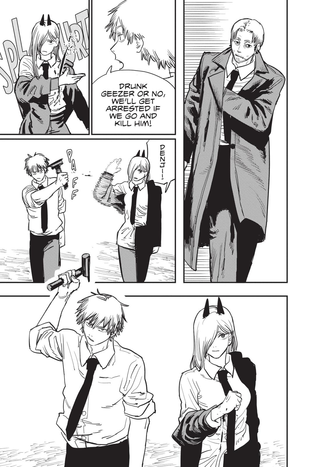 Chainsaw Man Manga Chapter 30 page 5 - Bruised & Battered