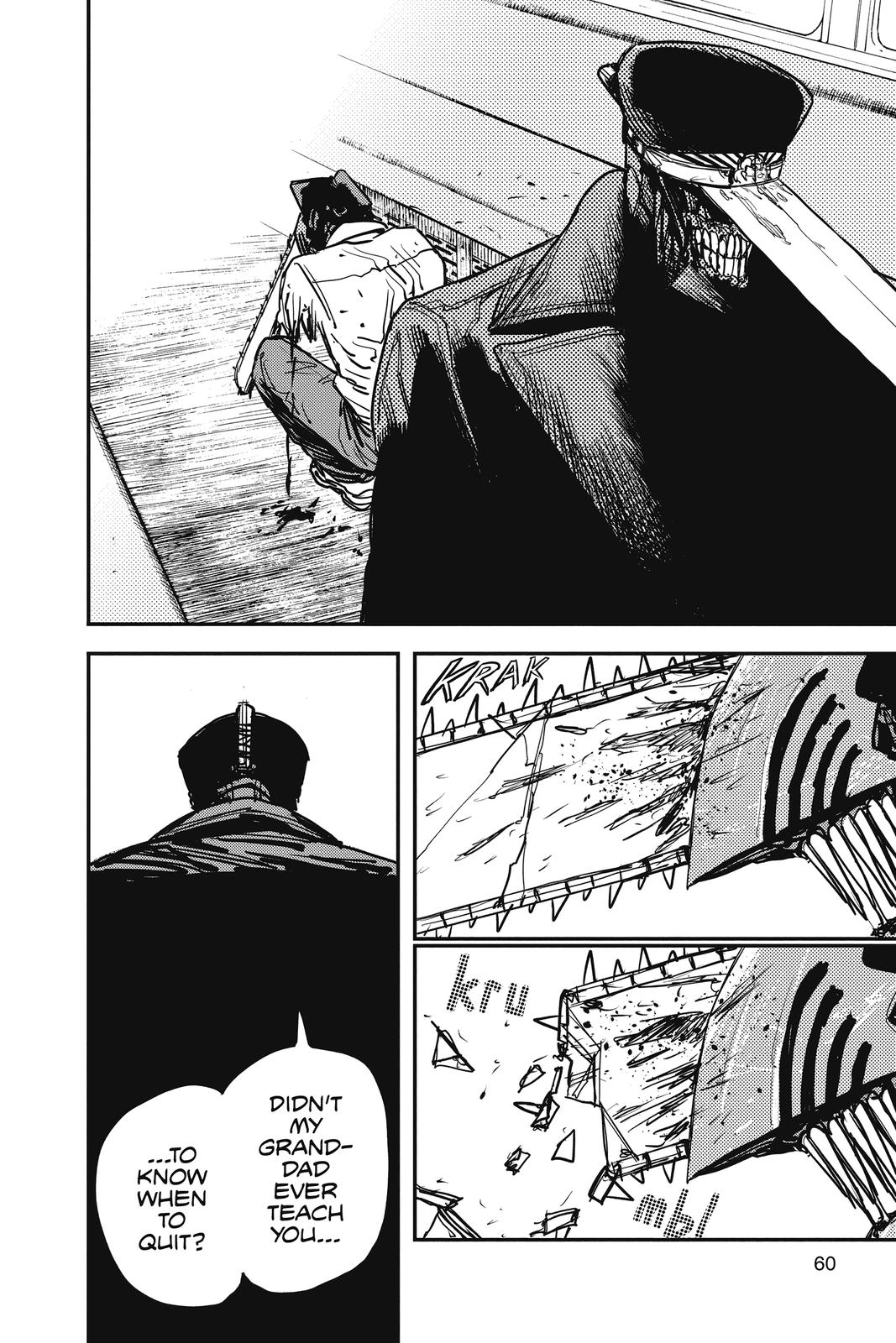 Chainsaw Man Manga Chapter 37 page 12 - Train, Head, Chainsaw