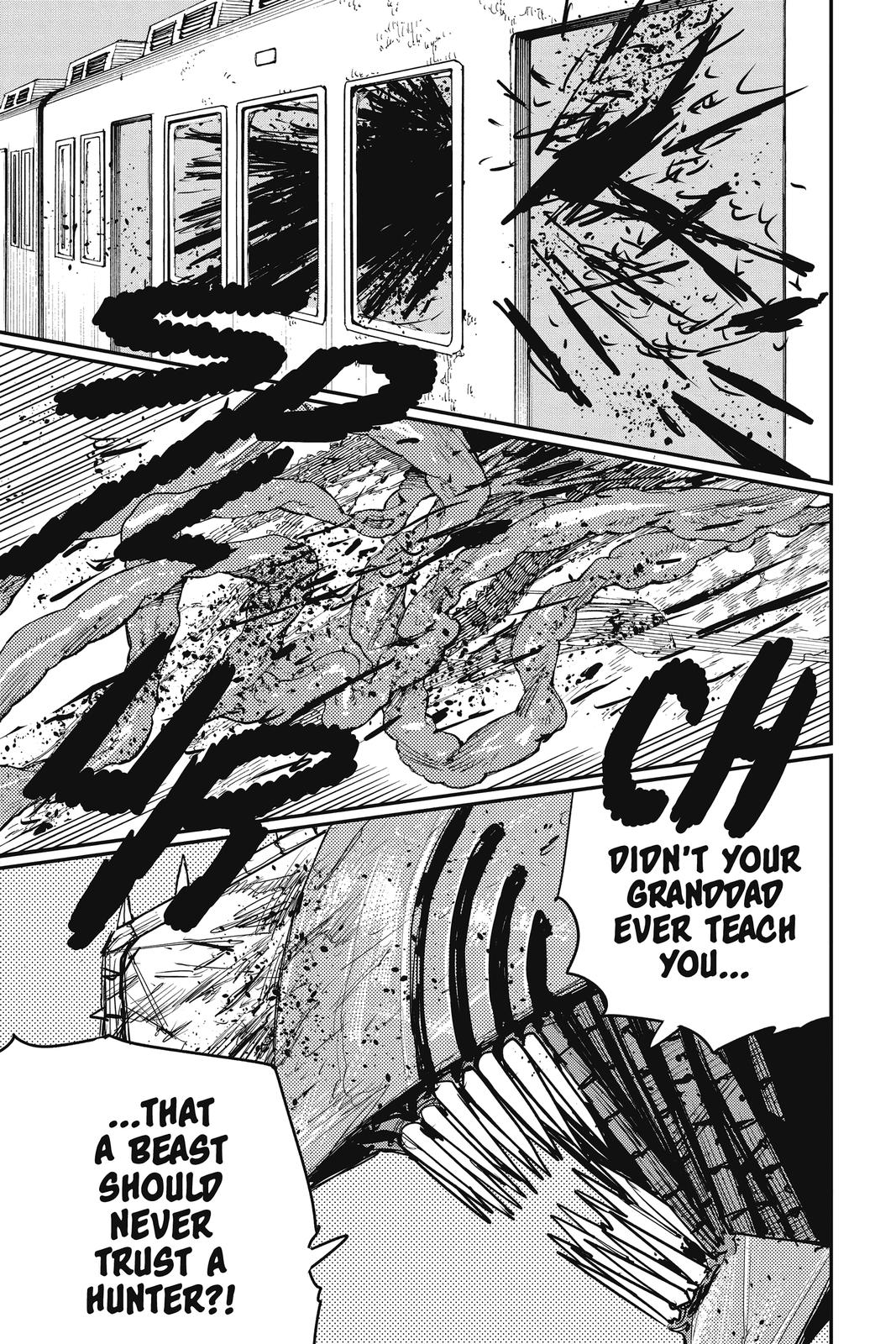 Chainsaw Man Manga Chapter 37 page 15 - Train, Head, Chainsaw