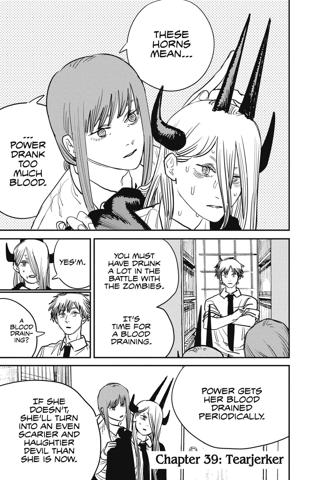 Chainsaw Man Manga Chapter 39 page 1 - Tearjerker