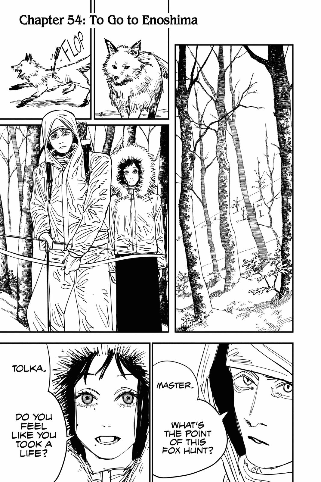 Chainsaw Man Manga Chapter 54 page 1 - To Go to Enoshima