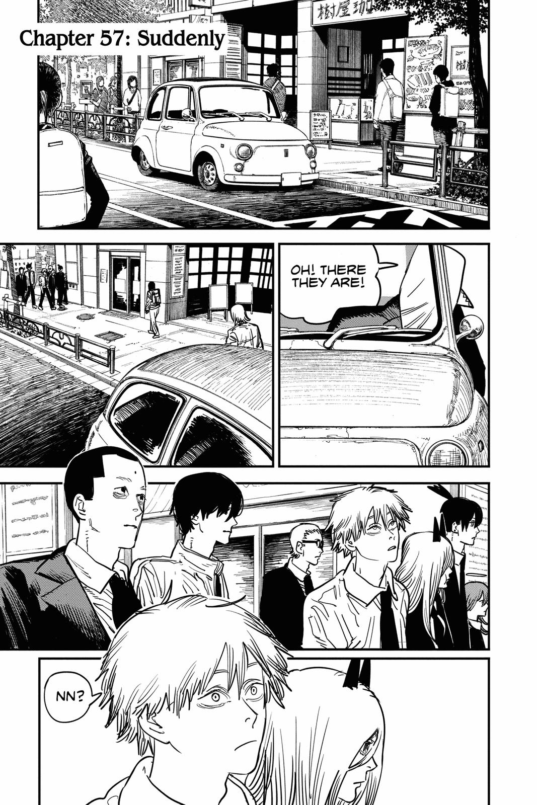 Chainsaw Man Manga Chapter 57 page 1 - Suddenly